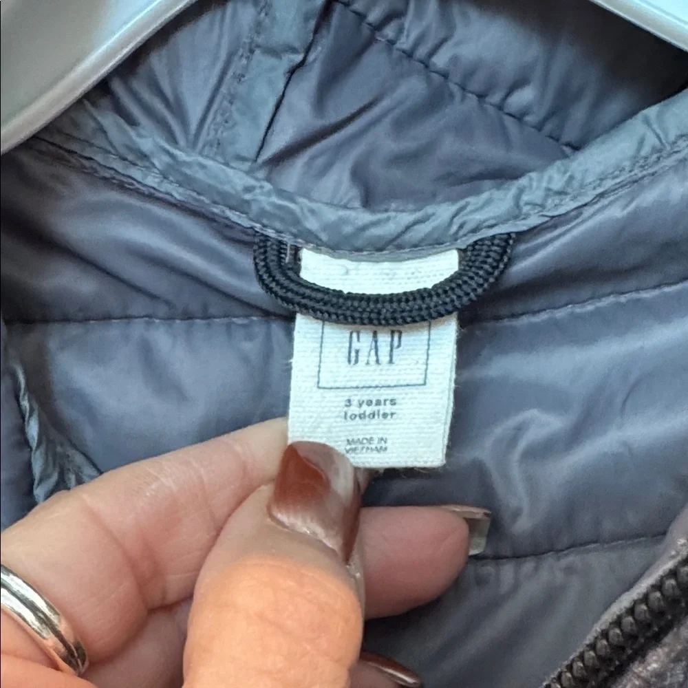 GAP Dark Gray Kids Puffer Jacket